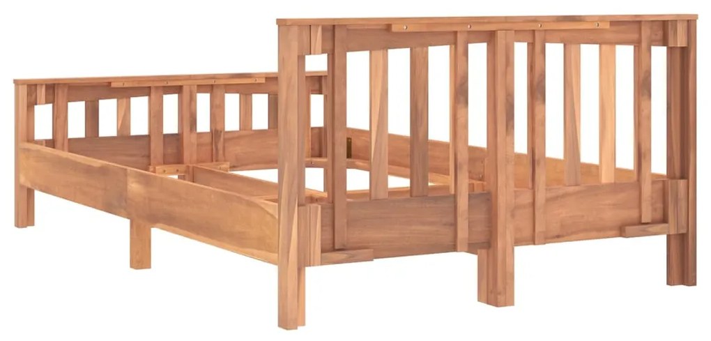 Cadru de pat, 120x200 cm, lemn masiv de tec 120 x 200 cm
