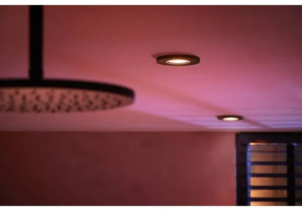 Philips Hue XAMENTO LED RGBW GU10/5,7W/230V IP44, stropní stmívatelné světlo do