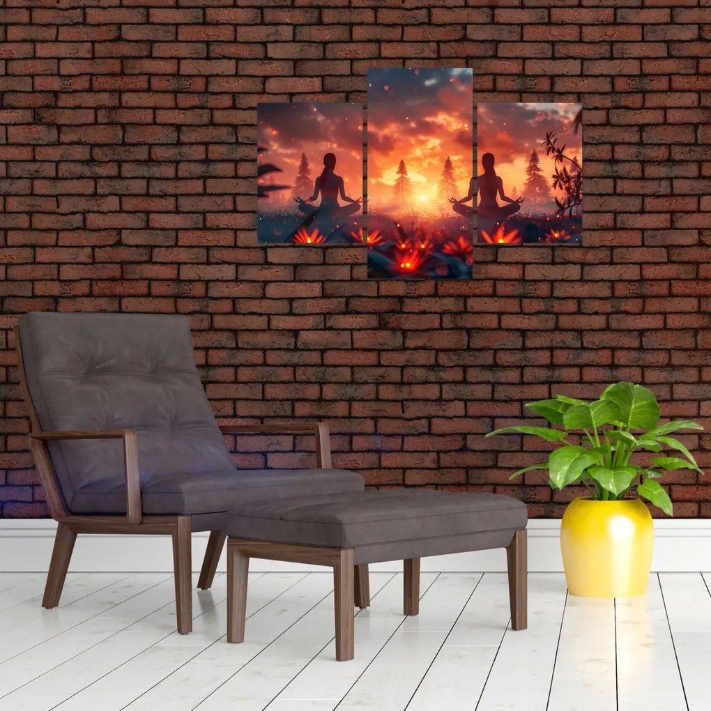 Tablou - Yoga în natură (90x60 cm)