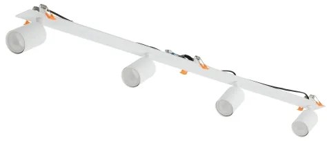 Spot încastrat NEX 4xGU10/10W/230V alb