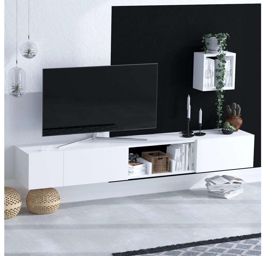 Mobilier living Sikome (alb) . 1095575