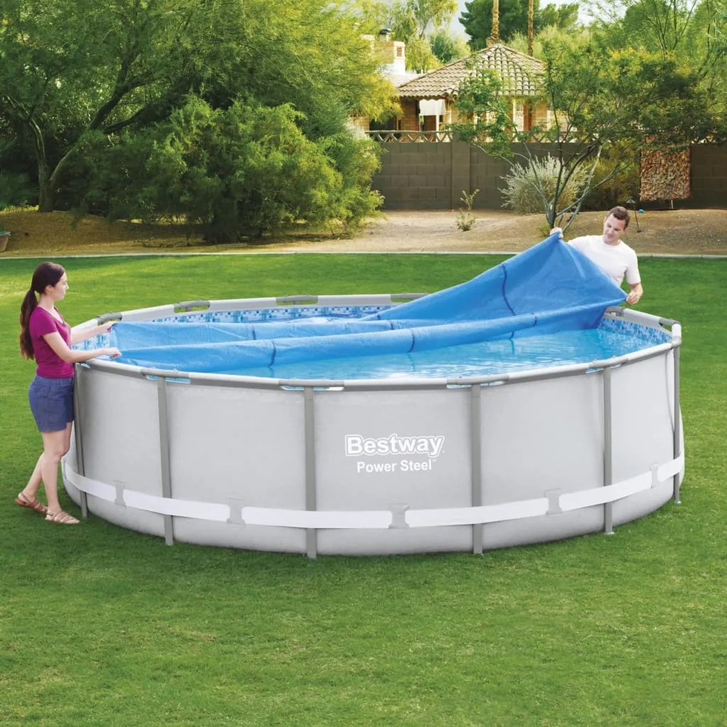 Bestway Prelata solara de piscina Flowclear, 427 cm
