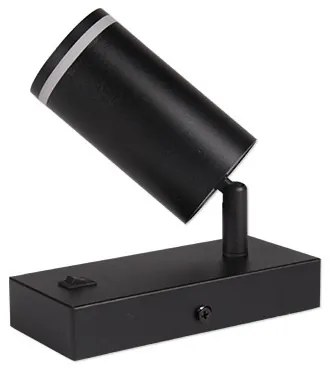 Spot de perete 1xGU10/35W/230V negru