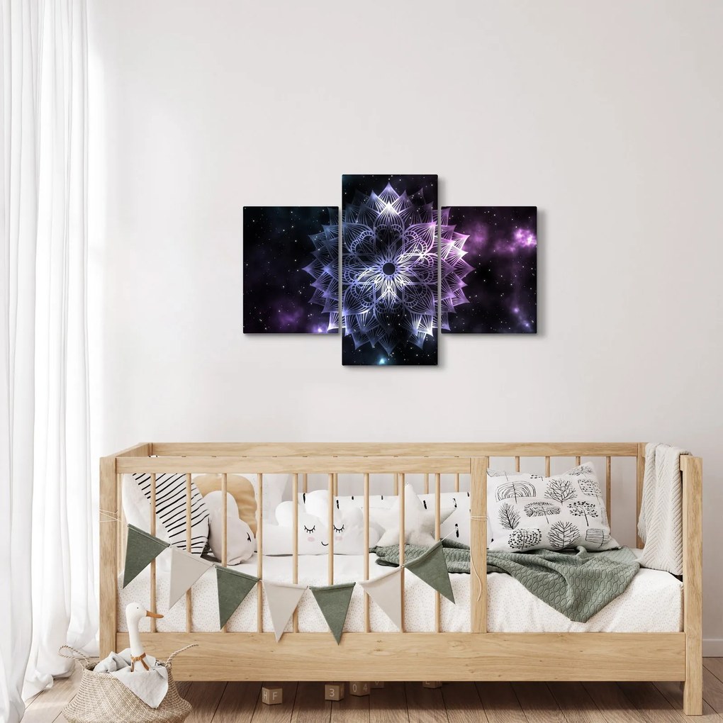 Tablou - Mandala Lotus în spațiu (90x60 cm)