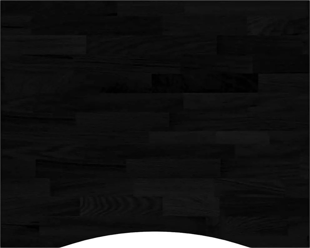 vidaXL Blat de birou maro închis lemn masiv de stejar dreptunghiular