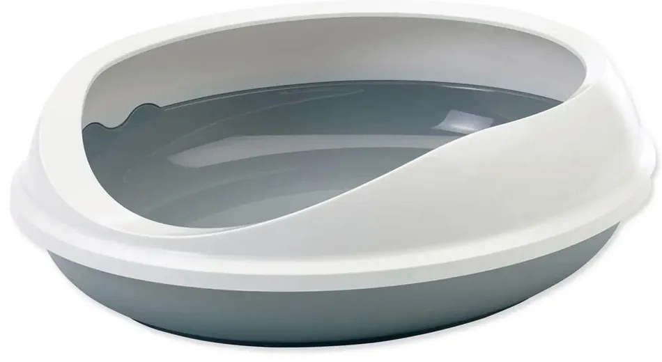 Litieră pentru pisici alb-gri 49x55 cm Savic Figaro – Plaček Pet Products