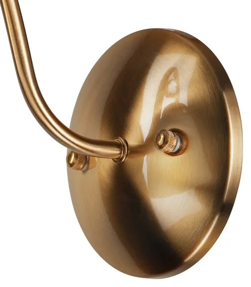 Lustră aplicată MIRANDA 5xE27/60W/230V aurie