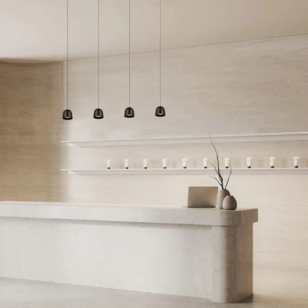 Pendul LED design minimalist 7W 3000K SANDY BLACK ZB-25137