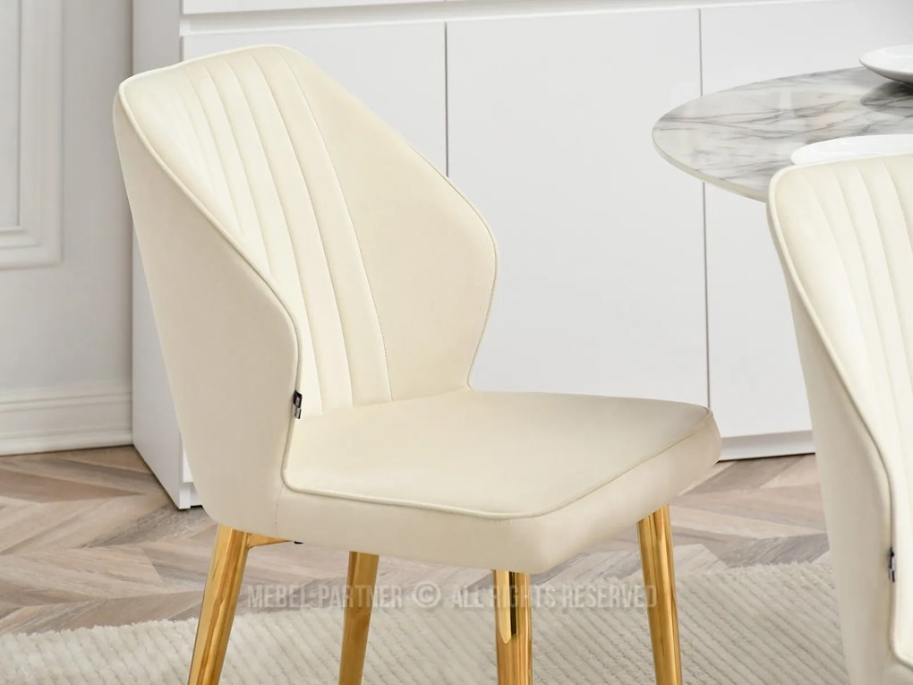 Scaun Greta K (crem + auriu). 1111062