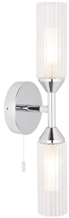 Endon NATORI 97172 - Aplica de perete pentru baie 2xG9/3W/230V IP44 crom lucios