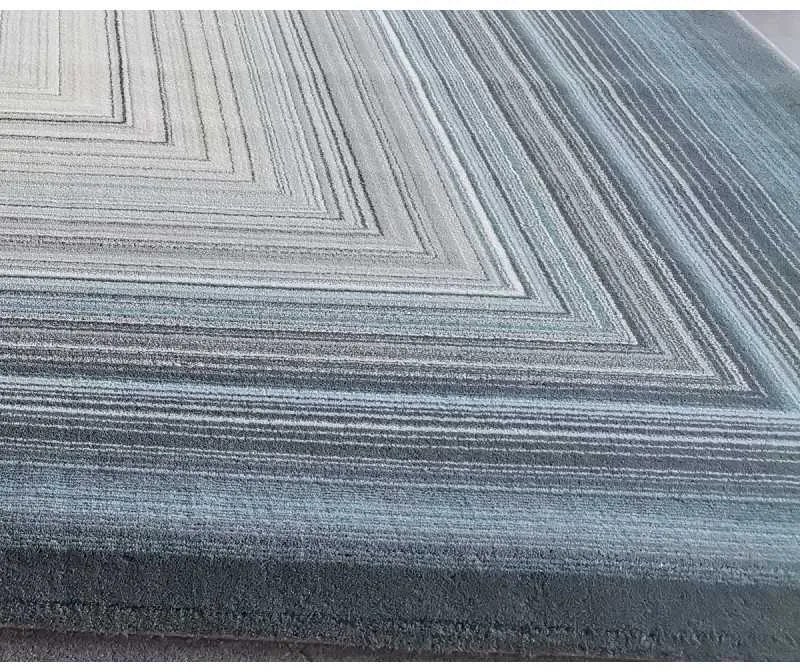 Covor lana Stim blue 300 X 300