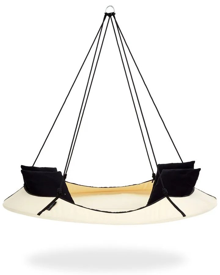 Leagăn de grădină crem-negru - Hangout Pod