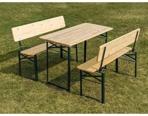 Happy Green Set de grădină cu spătar 75 x 60 x 115cm, maro deschis