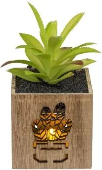 Planta artificiala in ghiveci cu iluminare LED 7,5x15 cm