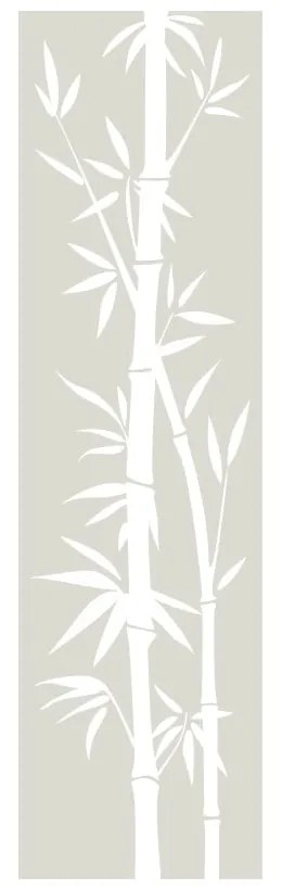 Autocolant rezistent la apă, pentru cabina de duș, Ambiance Bamboo