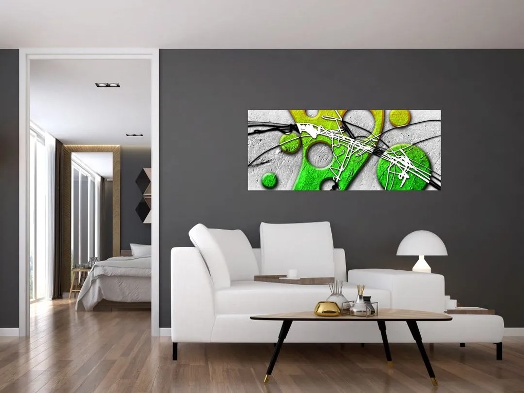 Tablou abstract (120x50 cm)