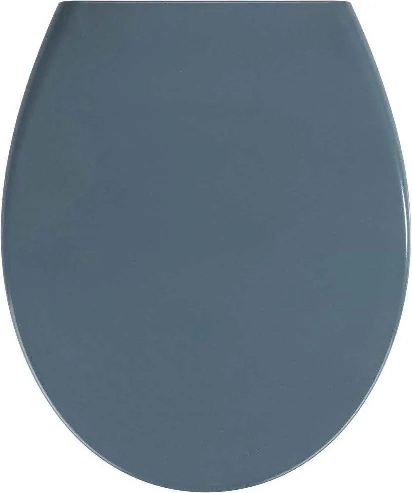 Toaletă SAMOS - Duroplast, cu închidere lentă, WENKO, albastru închis