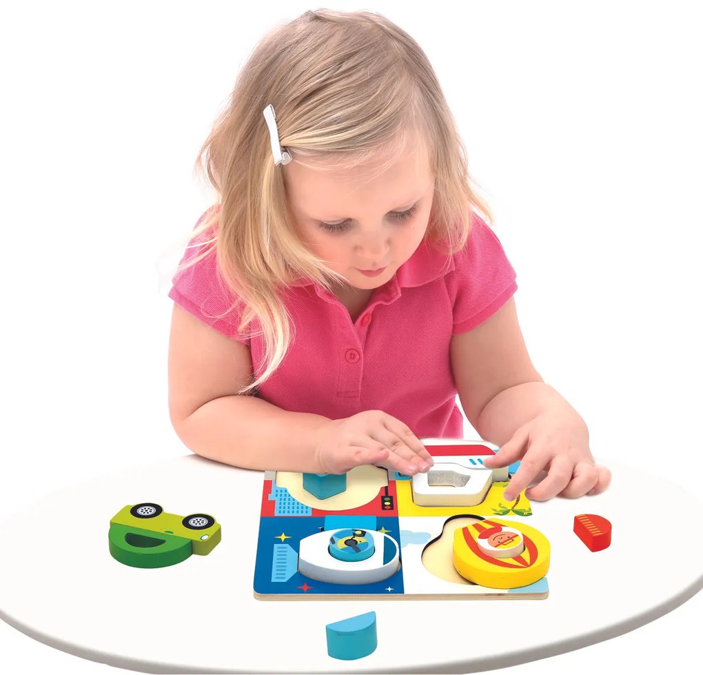 Puzzle Bino 3D - transport