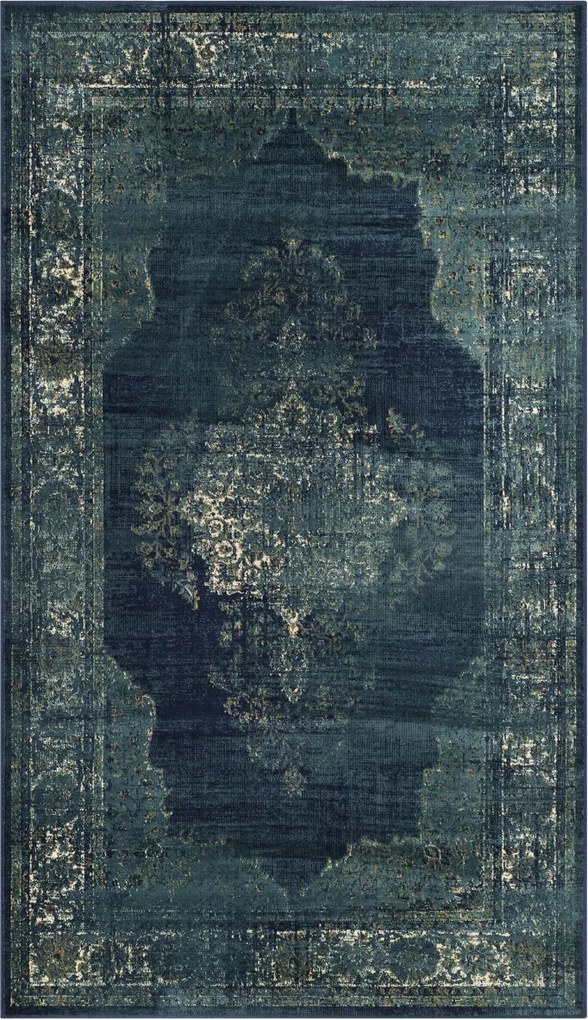 Covor Oriental & Clasic Sibyla, Albastru, 100x140