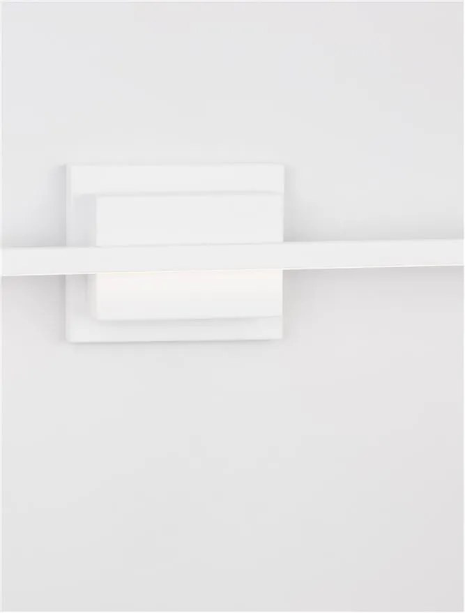 Aplica LED pentru oglinda / tablou AZURE alba L-90,5cm