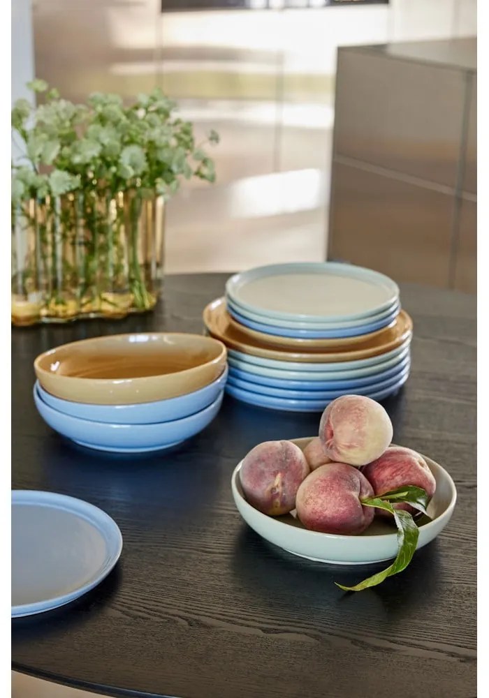 Farfurie crem adâncă din gresie ø 23 cm Amare – Hübsch