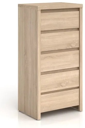 Comodă Kaspian KOM5S (Stejar sonoma). Promo -39%. 798007