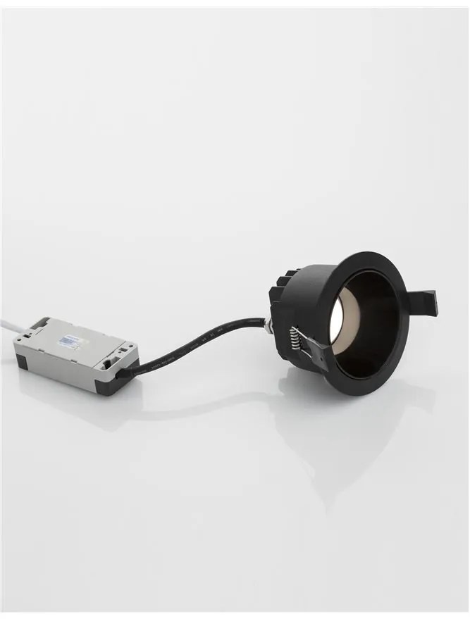 Spot LED incastrabil tavan fals / plafon CARPO negru