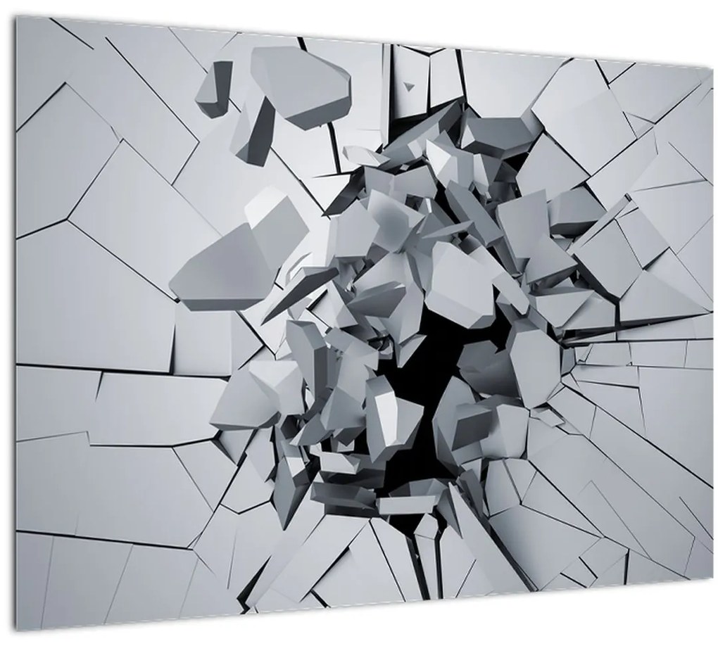 Tablou abstracție 3D (70x50 cm)