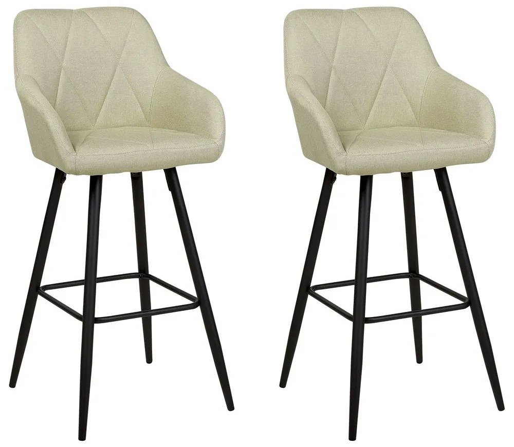 Set 2 buc scaun tip bar Donna (verde deschis). 1078551