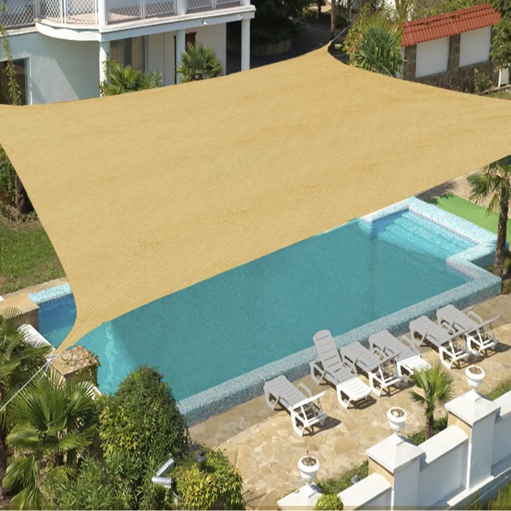 Prelata patrata pentru umbra SHADOW 5 x 5 m, bej