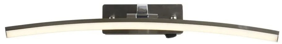 Aplica de perete LED pentru oglinda sau tablou Santorini argintiu, L-50cm