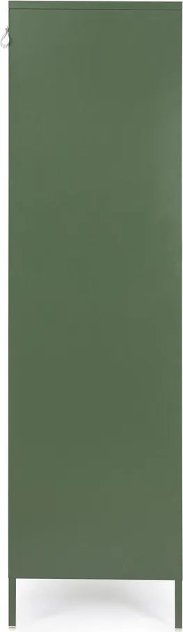 Dulap verde închis din metal cu încuietoare 80x185x50 cm Cambridge – Yes Everyday