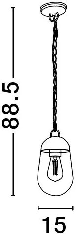 Pendul pentru iluminat exterior IP54 OMIKA
