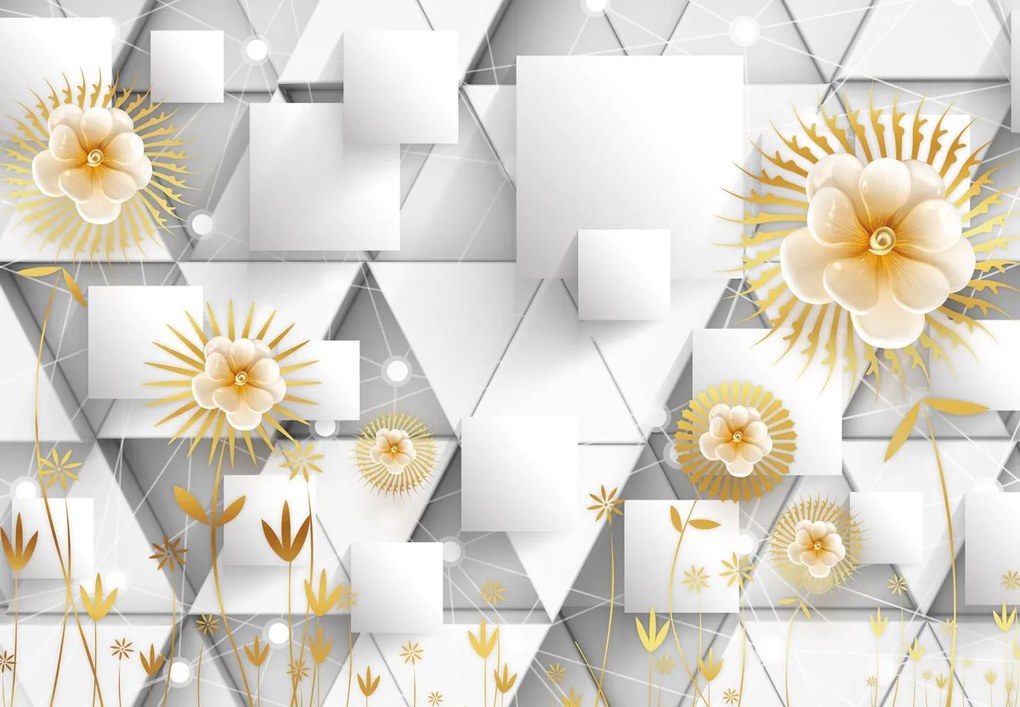 Fototapet - Flori - abstract (147x102 cm)