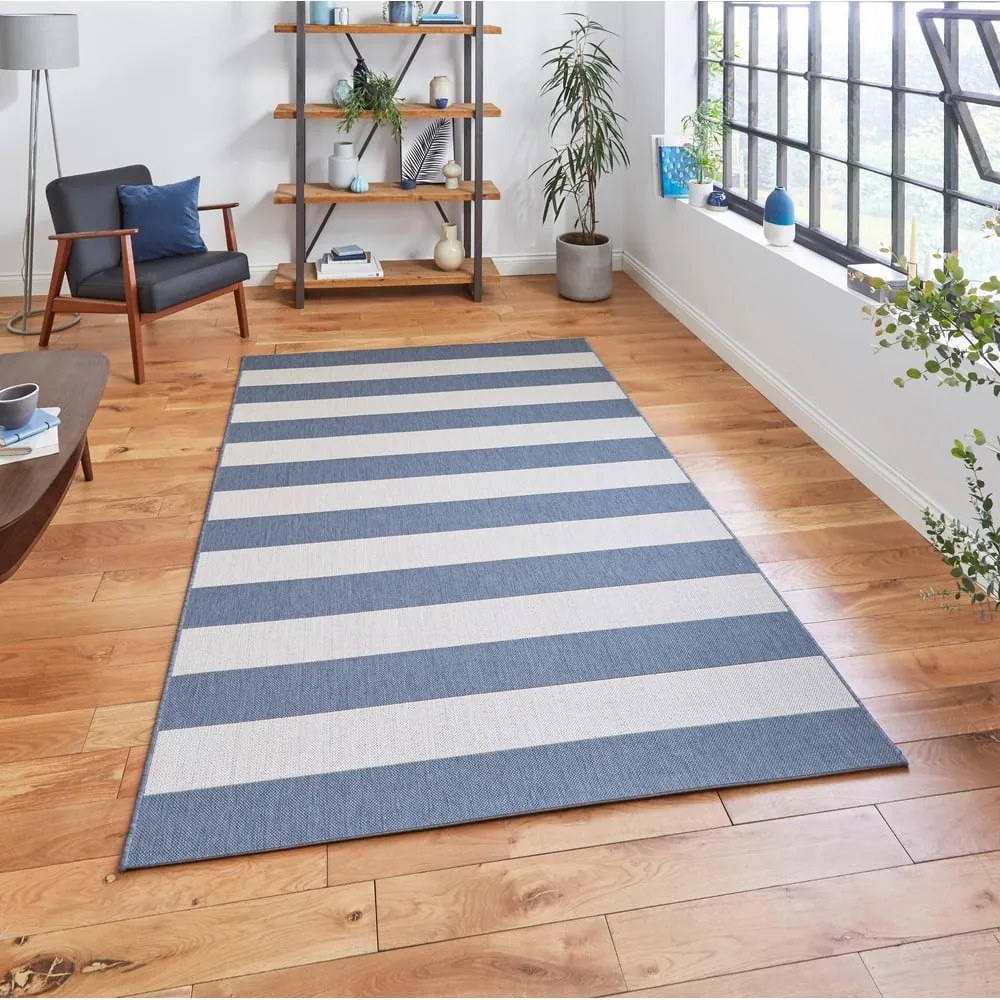 Covor de exterior albastru/bej 230x160 cm Santa Monica - Think Rugs