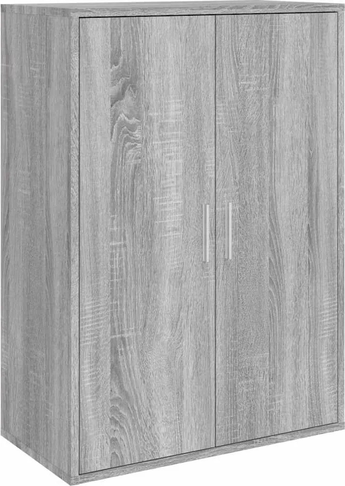 vidaXL Servantă, sonoma gri, 60x31x84 cm, lemn prelucrat