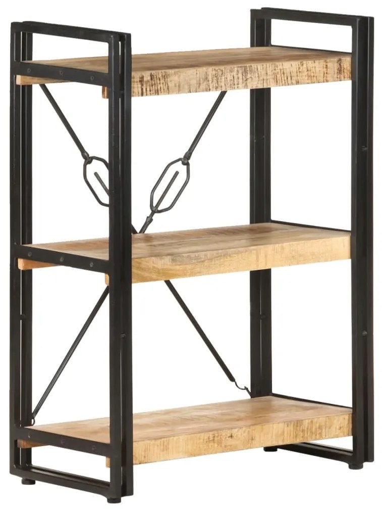 vidaXL Bibliotecă cu 3 niveluri, 60x30x80 cm, lemn masiv de mango