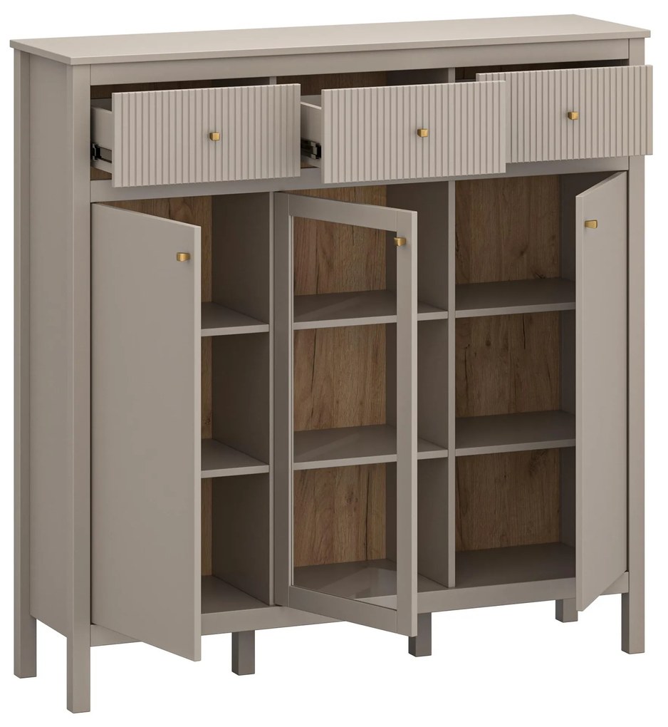 Vitrină Karankas 2 (taupe) . 1116954