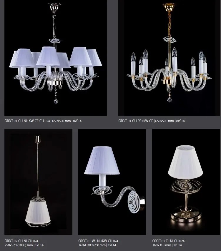 Lustra, Pendul LUX design modern ORBIT 02-CH