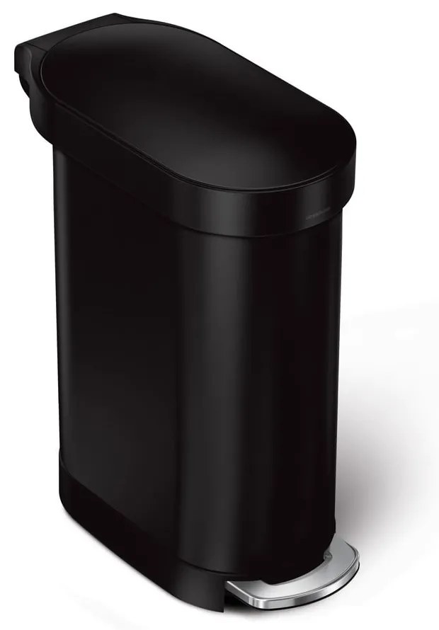 Coș de gunoi cu pedală din oțel 45 l Slim – simplehuman