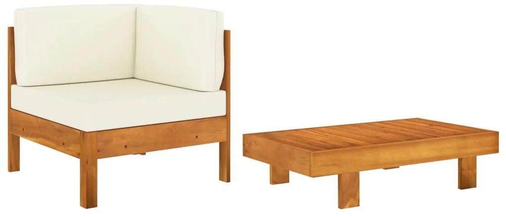 Set mobilier de gradina din 2 piese, KENAY