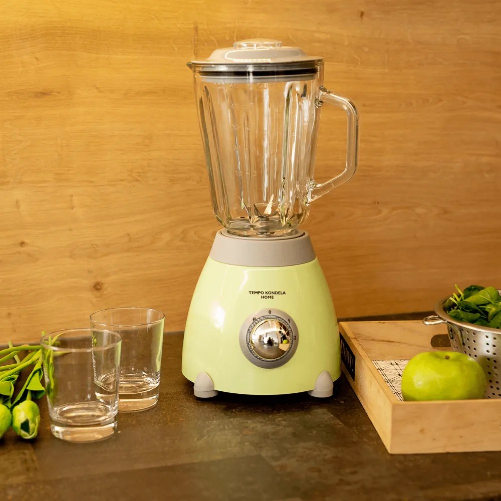 Mixer de masă în stil retro, 1,5 l, neo mentă / gri, CARSON