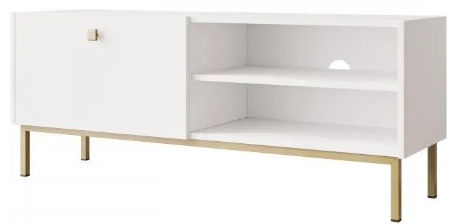 Dulap TV Probazzo 1KW (Alb + auriu) . 1106252
