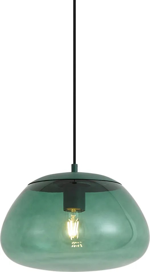 Pendul retro verde cu sticlă verde - Giselle