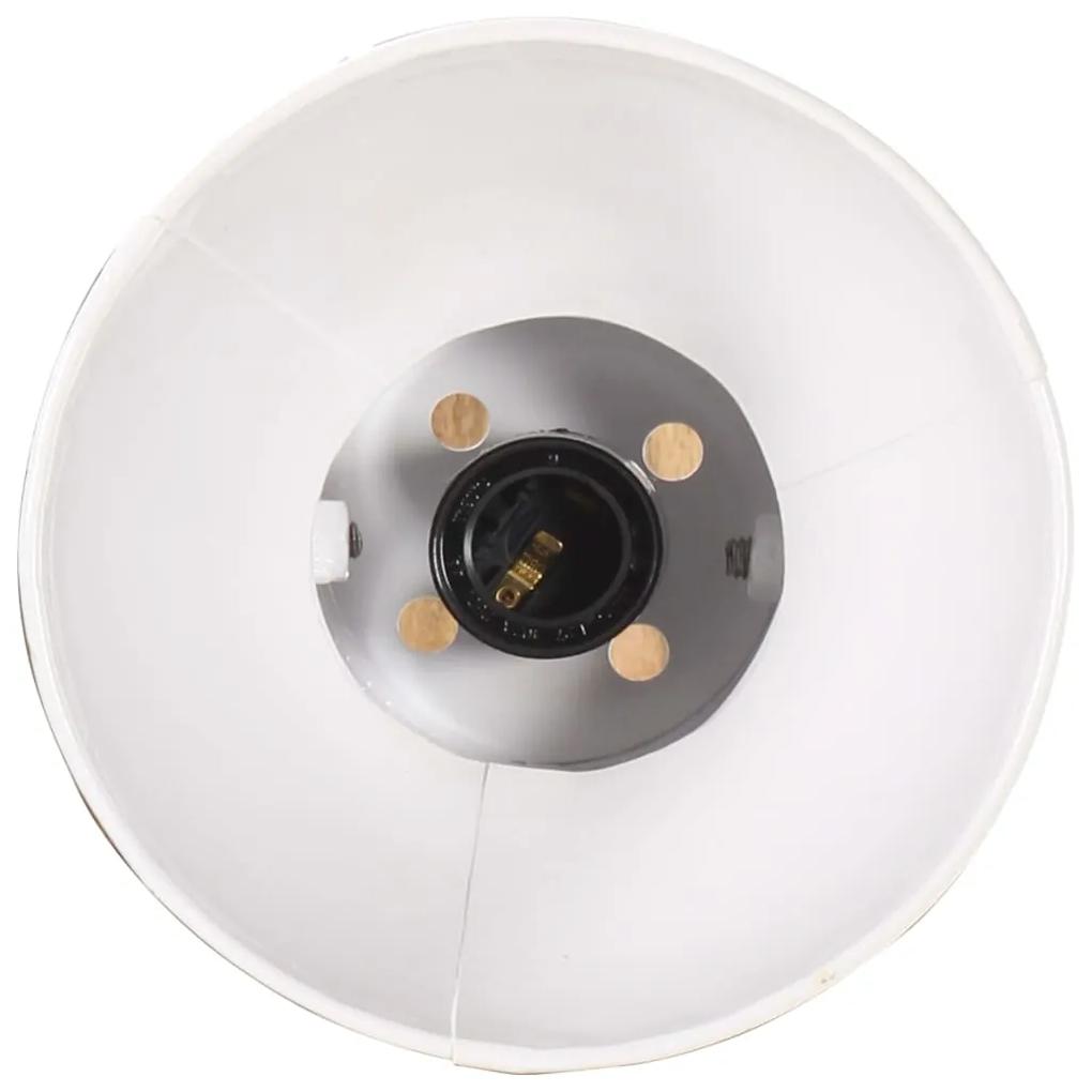 Lampa de perete, stil industrial, alb, rotund, E27 Alb, 1