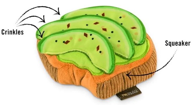 Jucărie pentru câine Avo-doggo toast – P.L.A.Y.