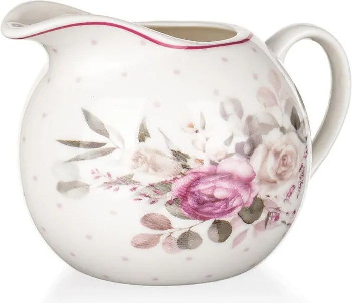 BANQUET Cană de lapte din ceramică ROSE 250 ml