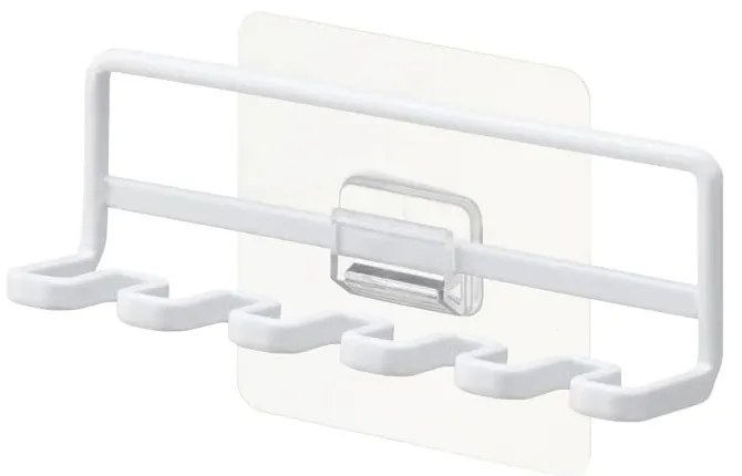 Suport pentru periuța de dinți alb autoadeziv din metal Film Hook – YAMAZAKI