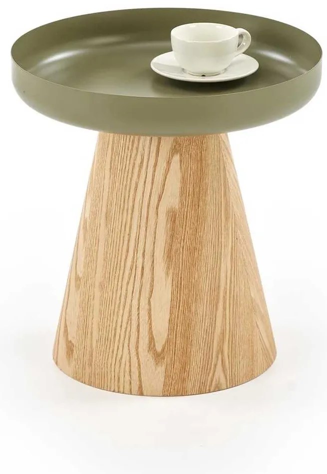 Măsuță de cafea Dunham, verde / lemn