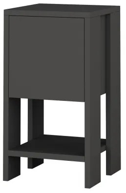 Noptieră EMA 55x30 cm antracit